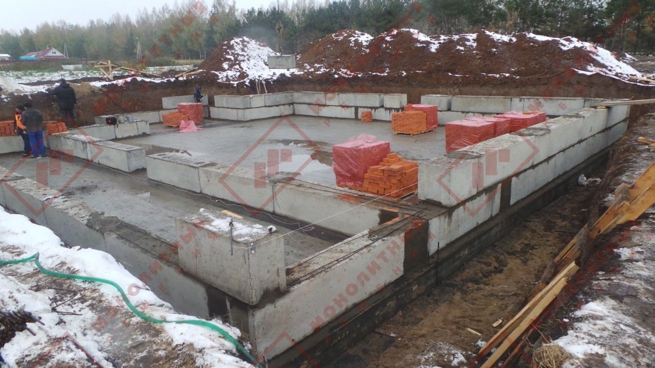 Строительство буронабивного фундамента