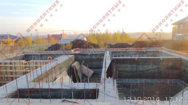 Строительство Т-образного фундамента