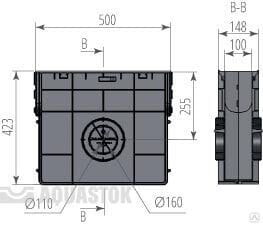 Пескоуловитель пластиковый ПП NORMA DN100